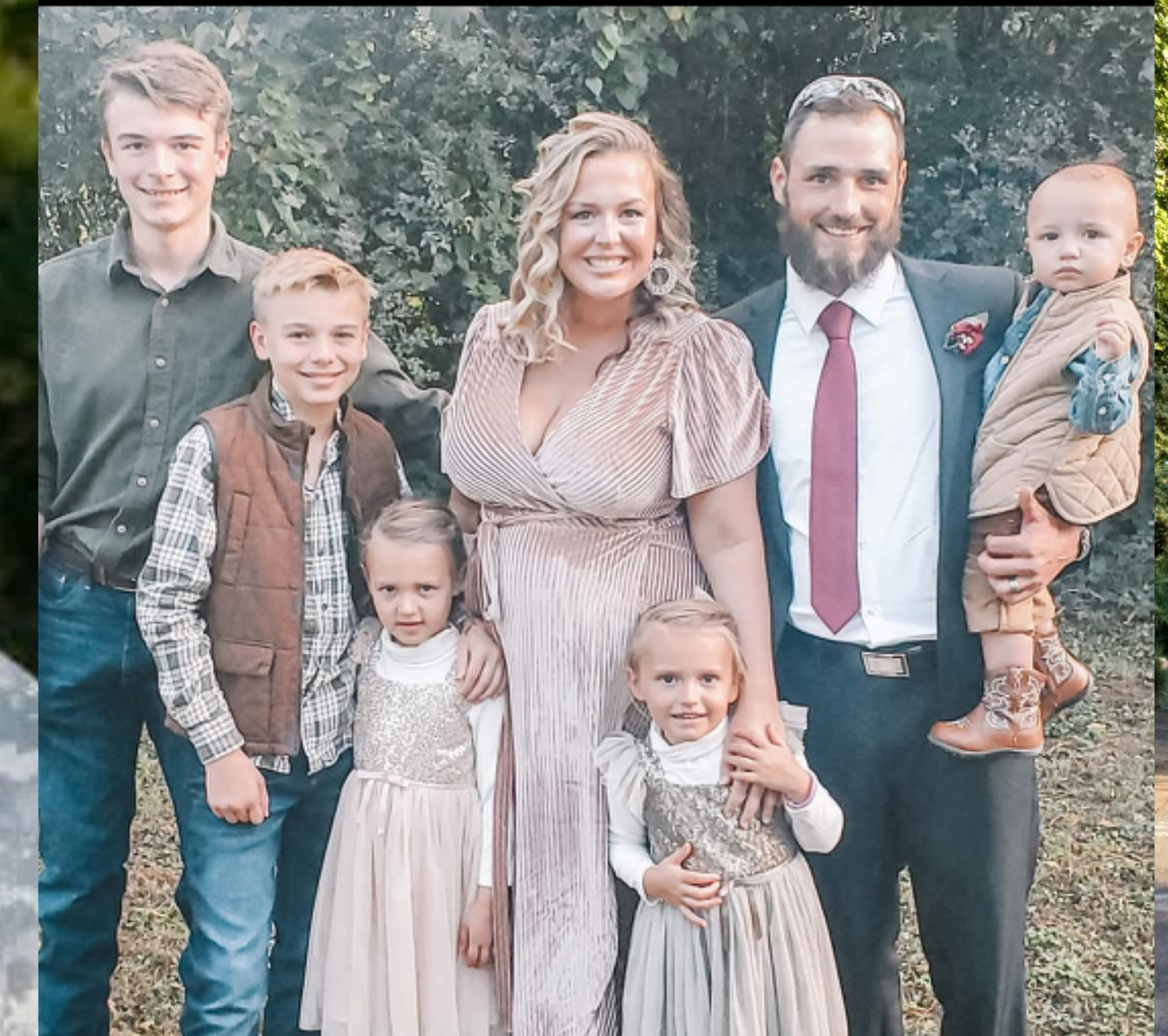 Jacob Leavitt with his family in Huntsville, Alabama